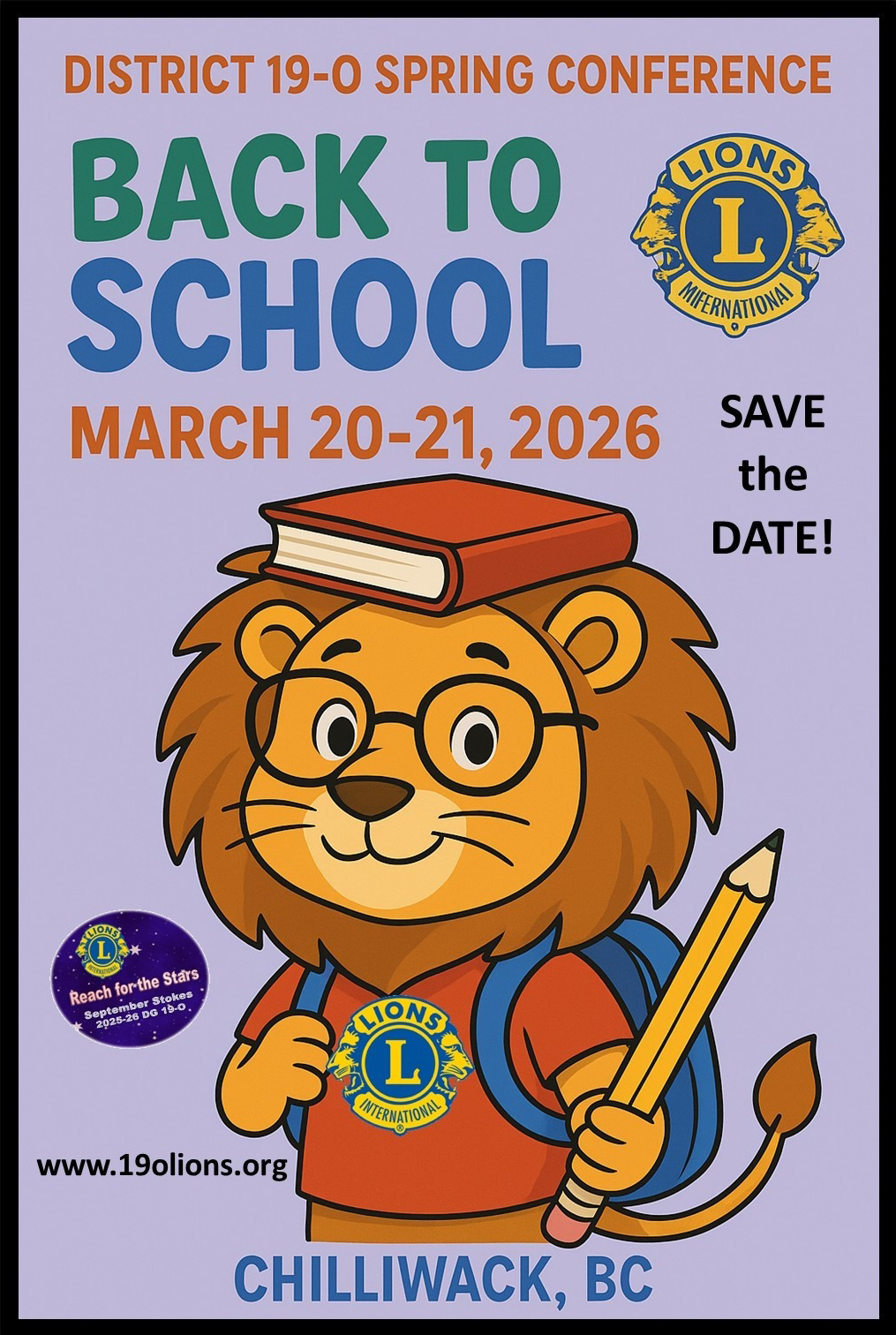 District 19-O Convention flyer