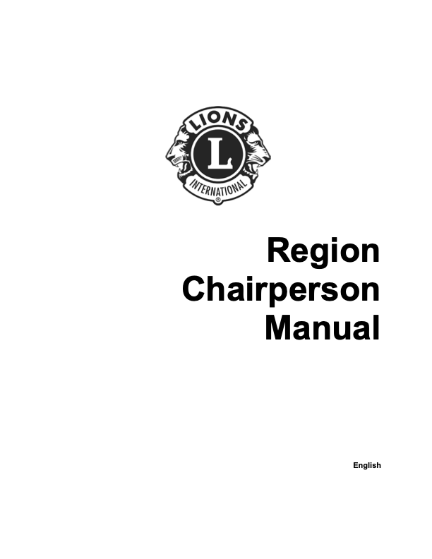 Region chair manual