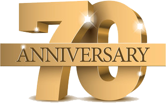 70th anniversary logo